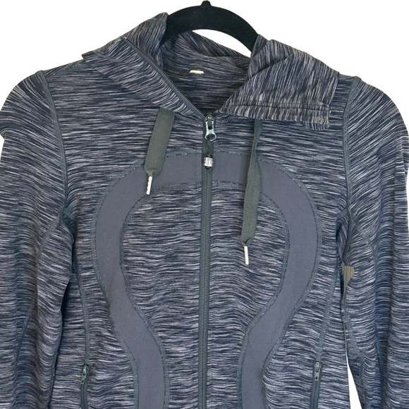Lululemon Dark Grey Stride Full zip Jacket SZ 4 - Picture 3 of 10